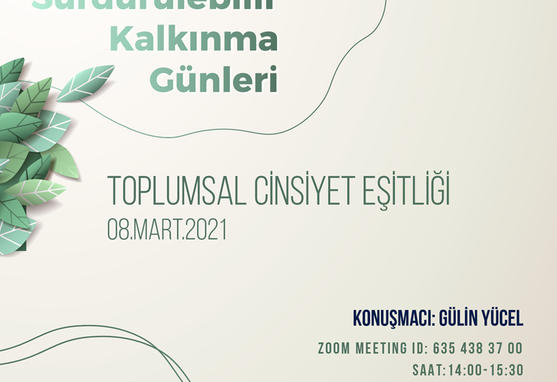 Toplumsal Cinsiyet Eşitliği Webinarımızı Gerçekleştirdik!