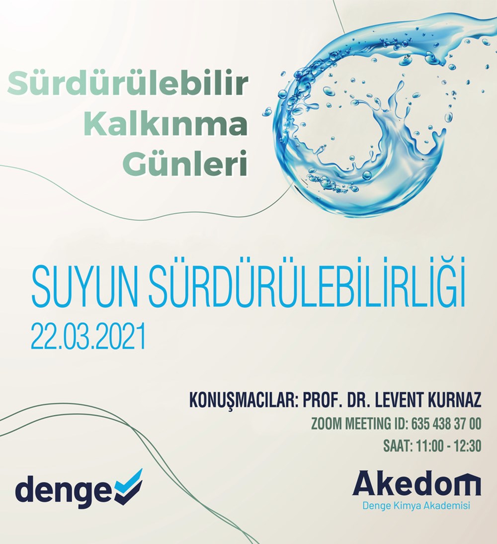 Suyun Sürdürülebilirliği Webinarımızı Gerçekleştirdik!
