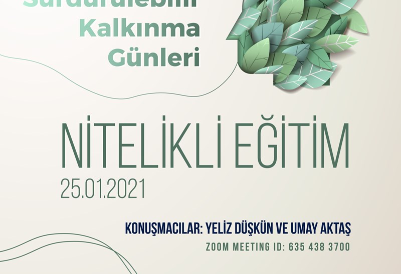 Nitelikli Eğitim Webinarımızı Gerçekleştirdik!