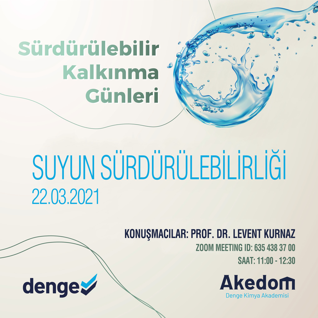 Suyun Sürdürülebilirliği Webinarımızı Gerçekleştirdik!